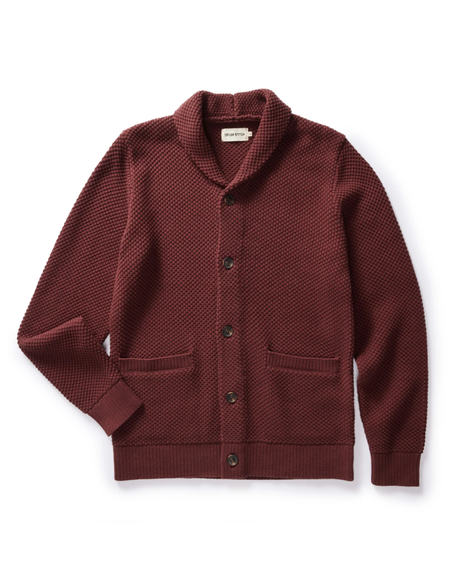 The Crawford Sweater in Black Cherry