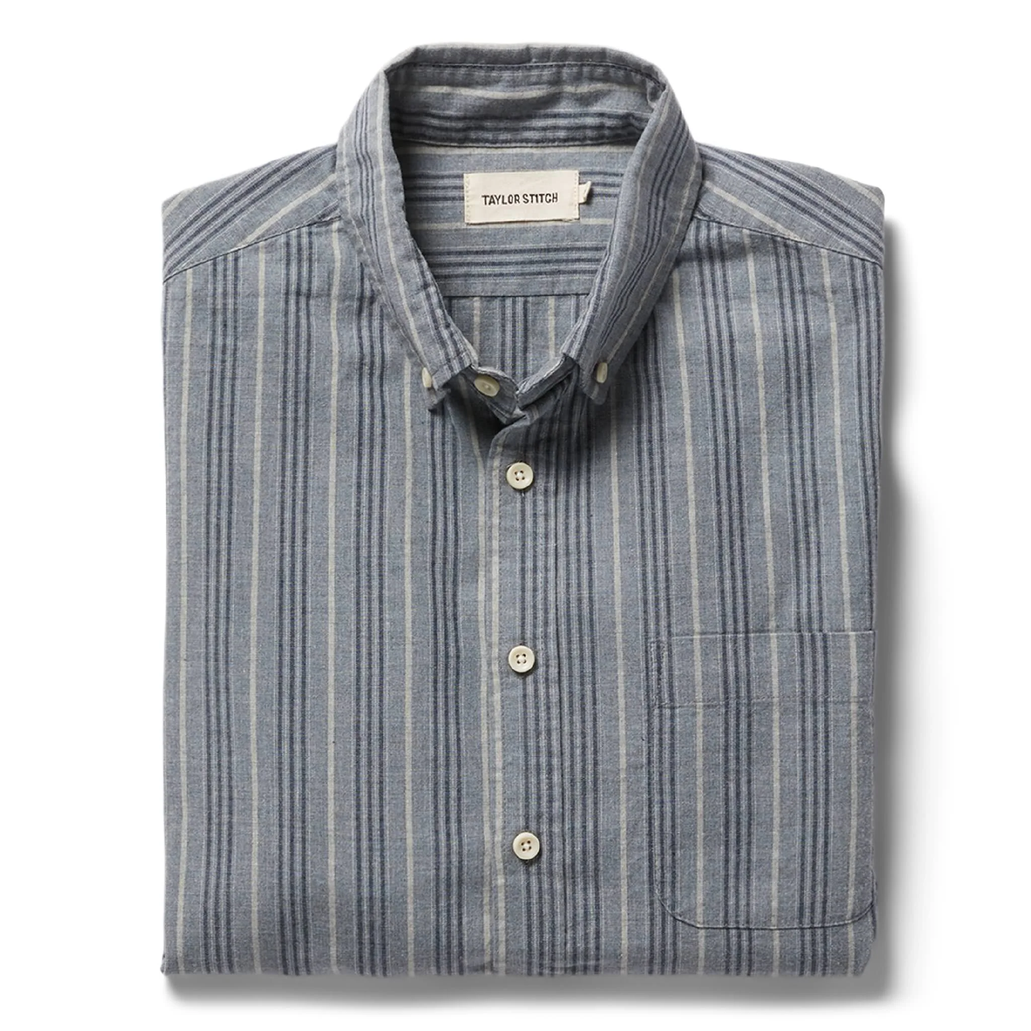 The Jack in Sky Blue Chambray Stripe
