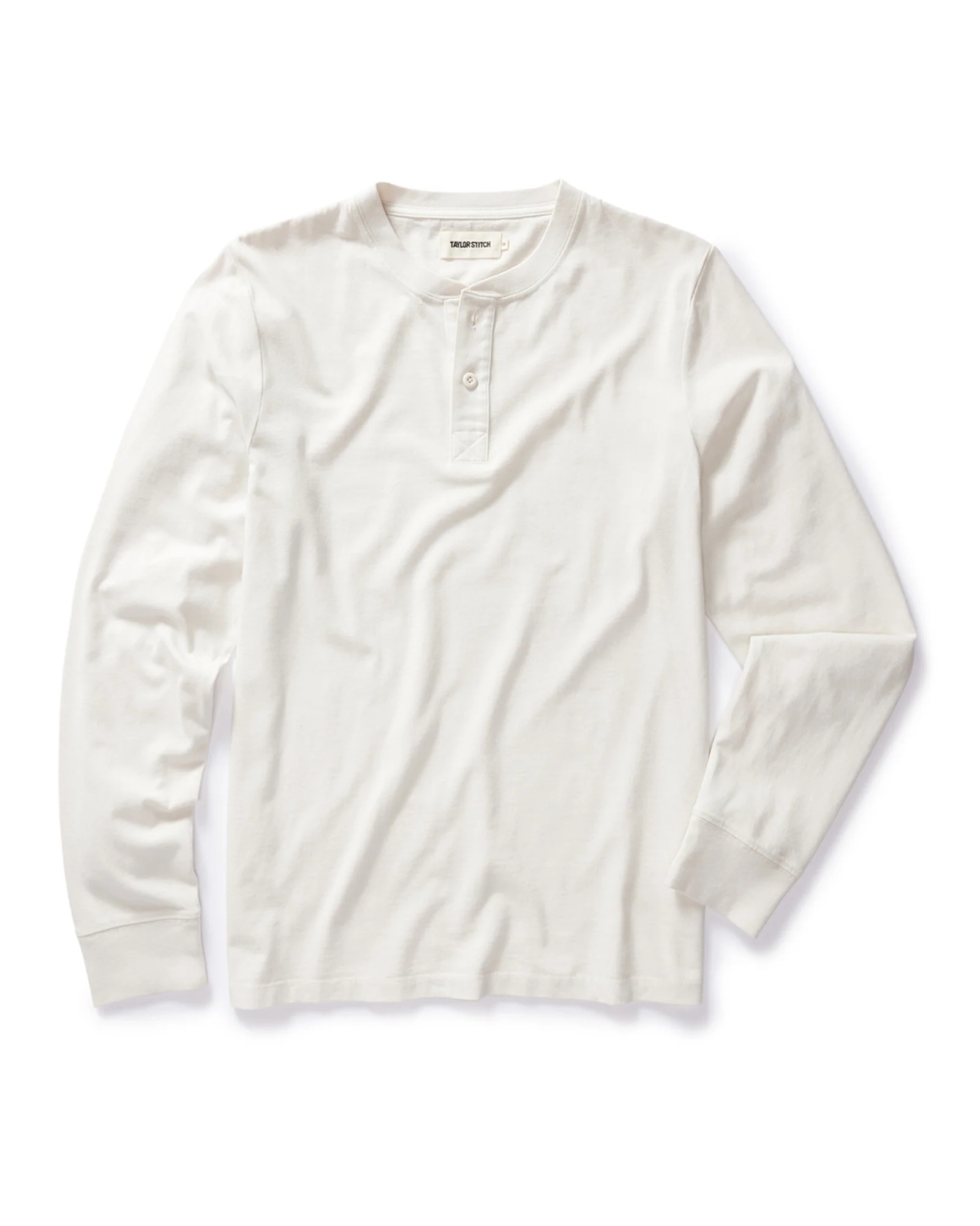 The Organic Cotton Henley in Vintage White