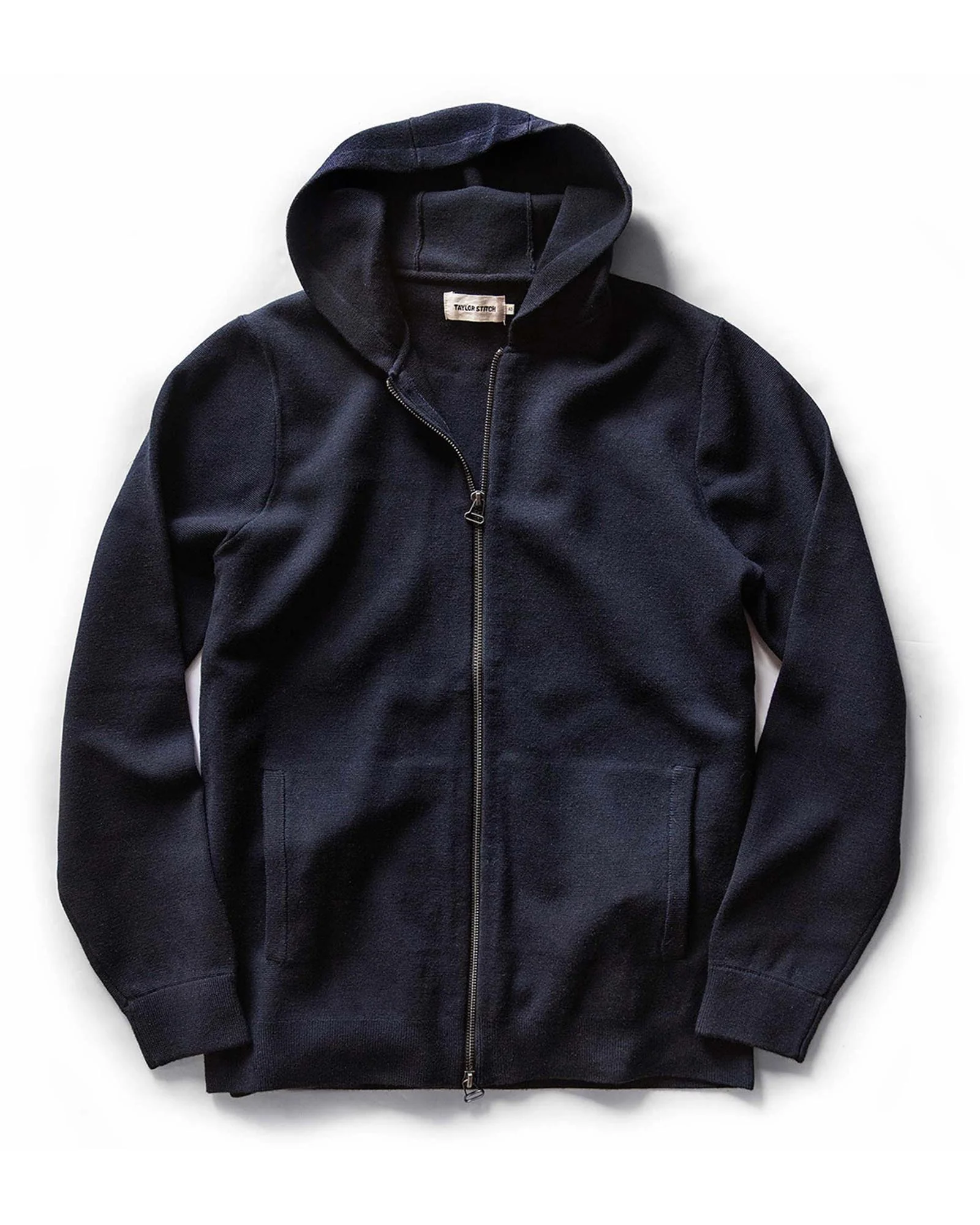 The Portola Hoodie in Midnight Merino