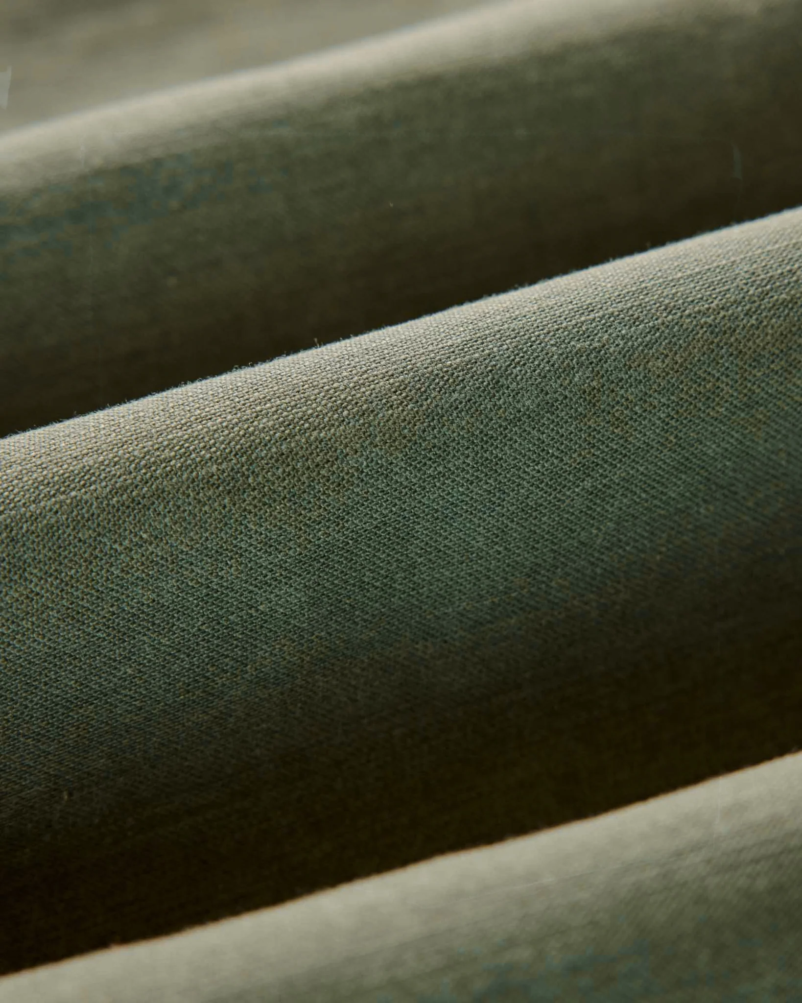 The Surplus Shirt in Field Olive Reverse Sateen - Image 7