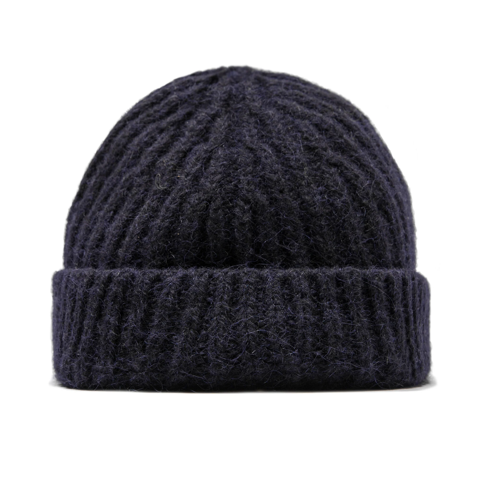 The Beanie in Navy Alpaca