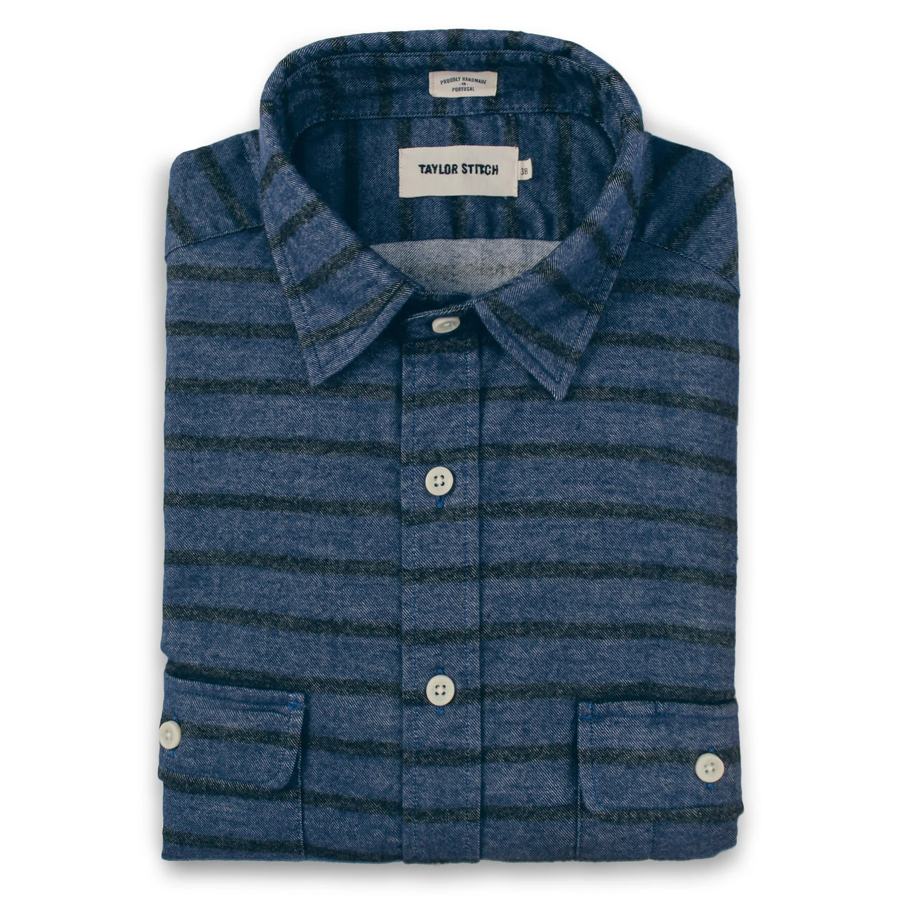 The California in Blue & Navy Stripe