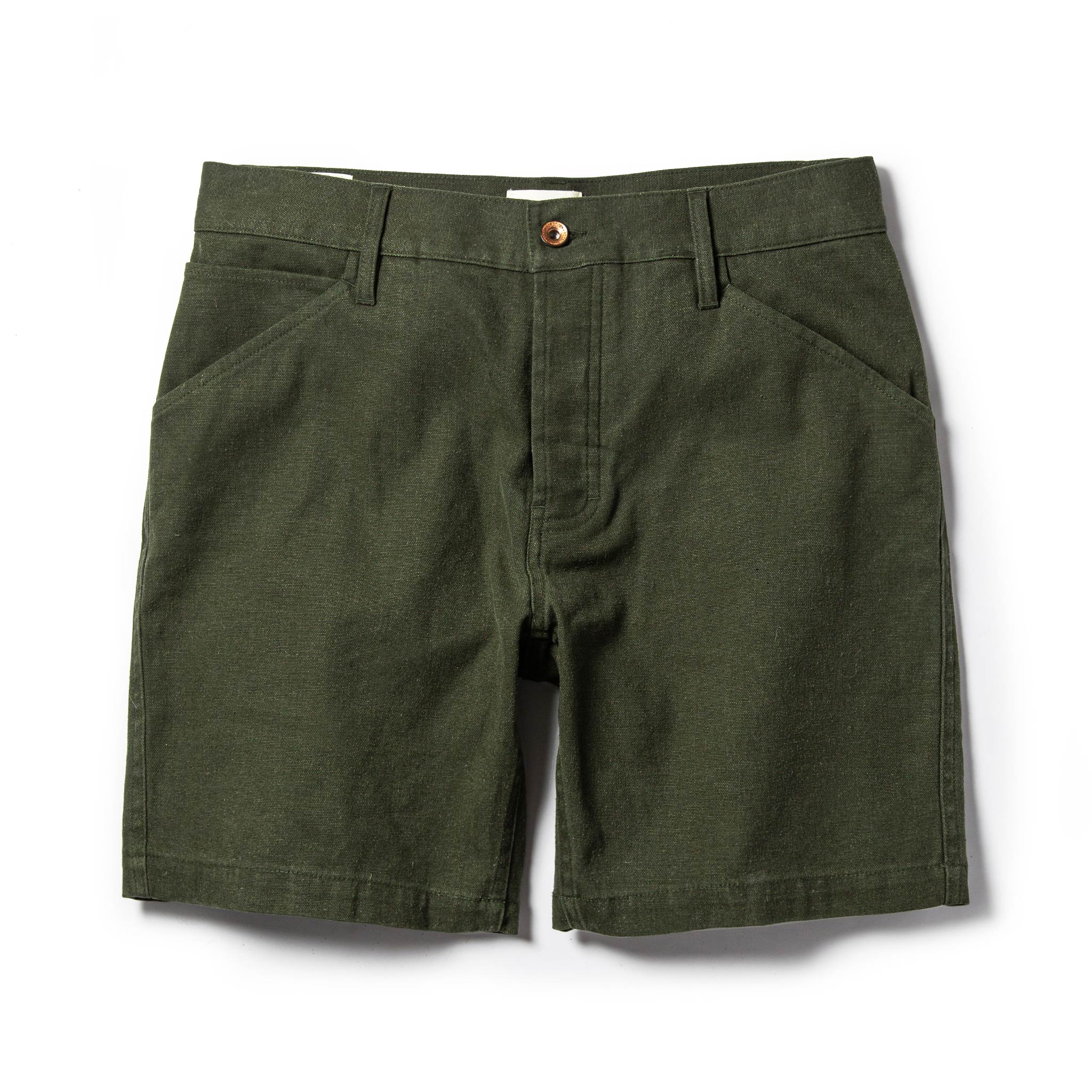 The Camp Short in Olive Boss Duck