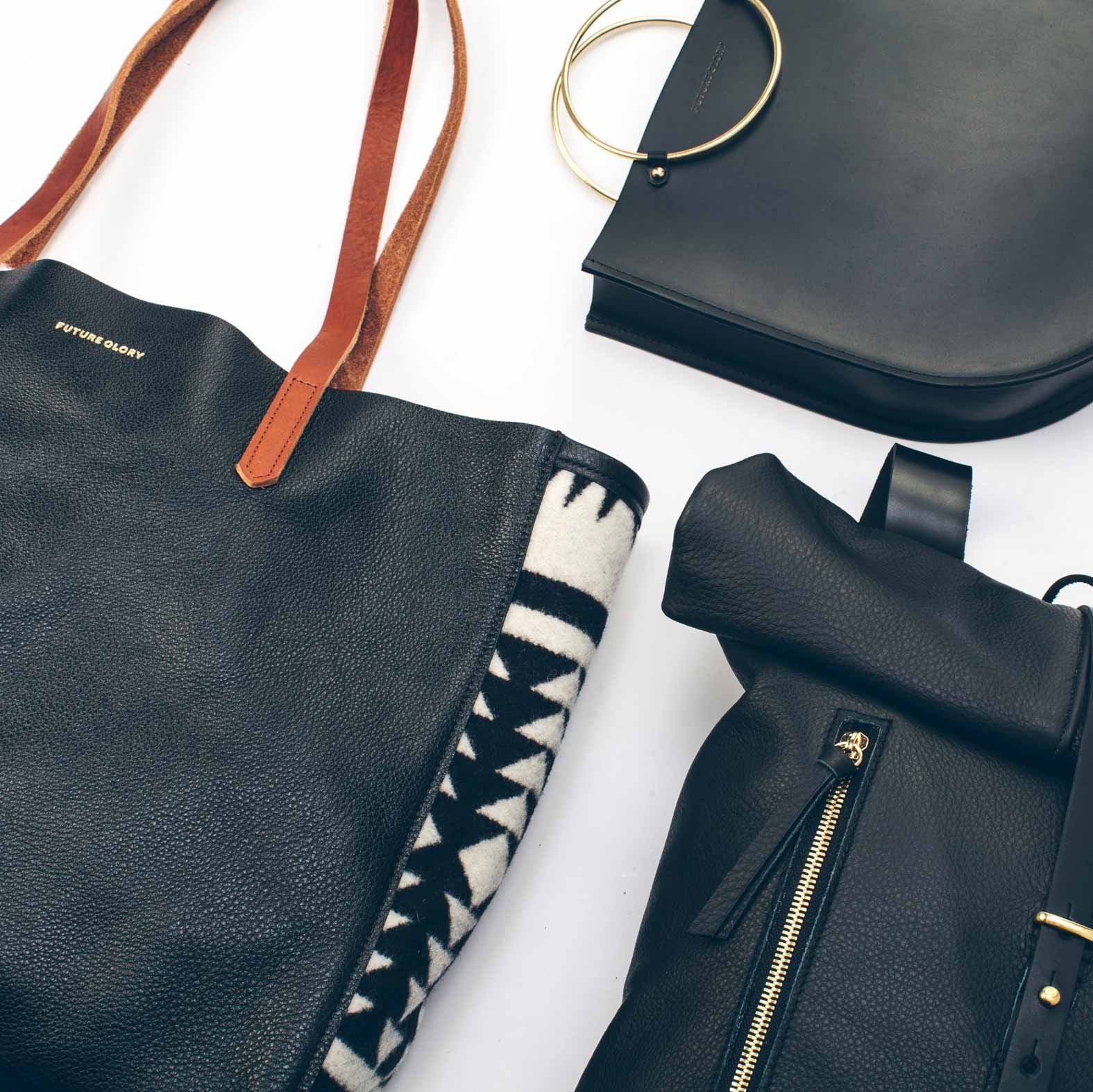 The Moto Rolltop Backpack in Noir - Image 6