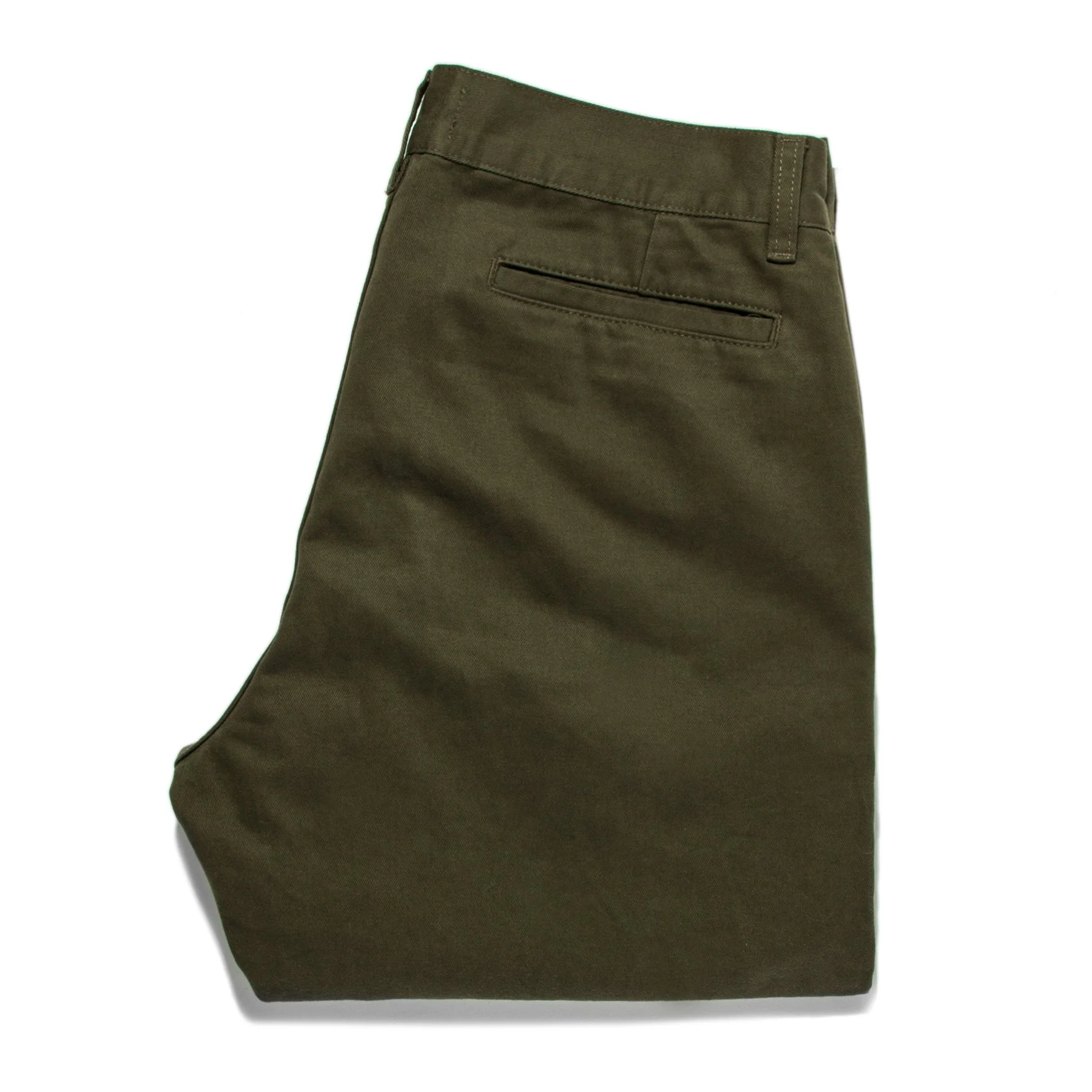 The Slim Chino in Organic Olive - Image 8